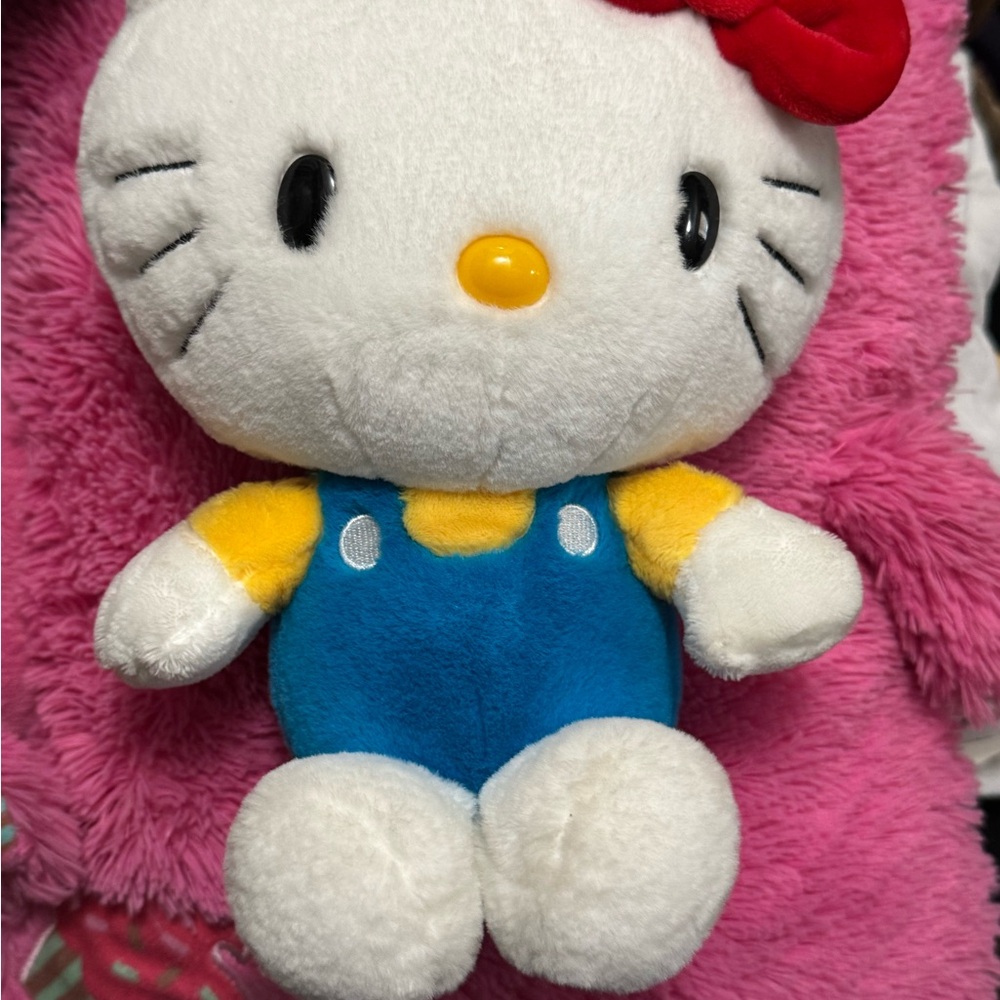 Hello Kitty Plush Toy - Blue and White